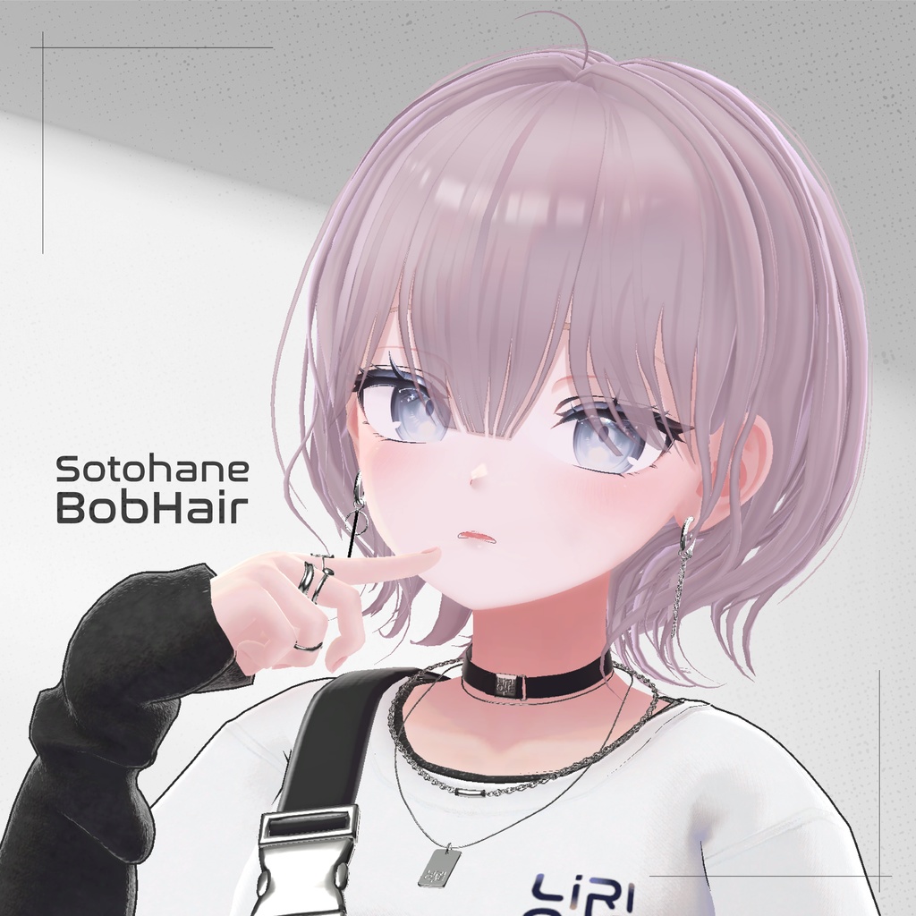 【 ✨SALE✨ 】Sotohane Bob Hair+Cap ( しなの / 森羅 / マリシア / ミルティナ / マヌカ / ミルフィ / 萌 / 真央 / Lapwing対応 )