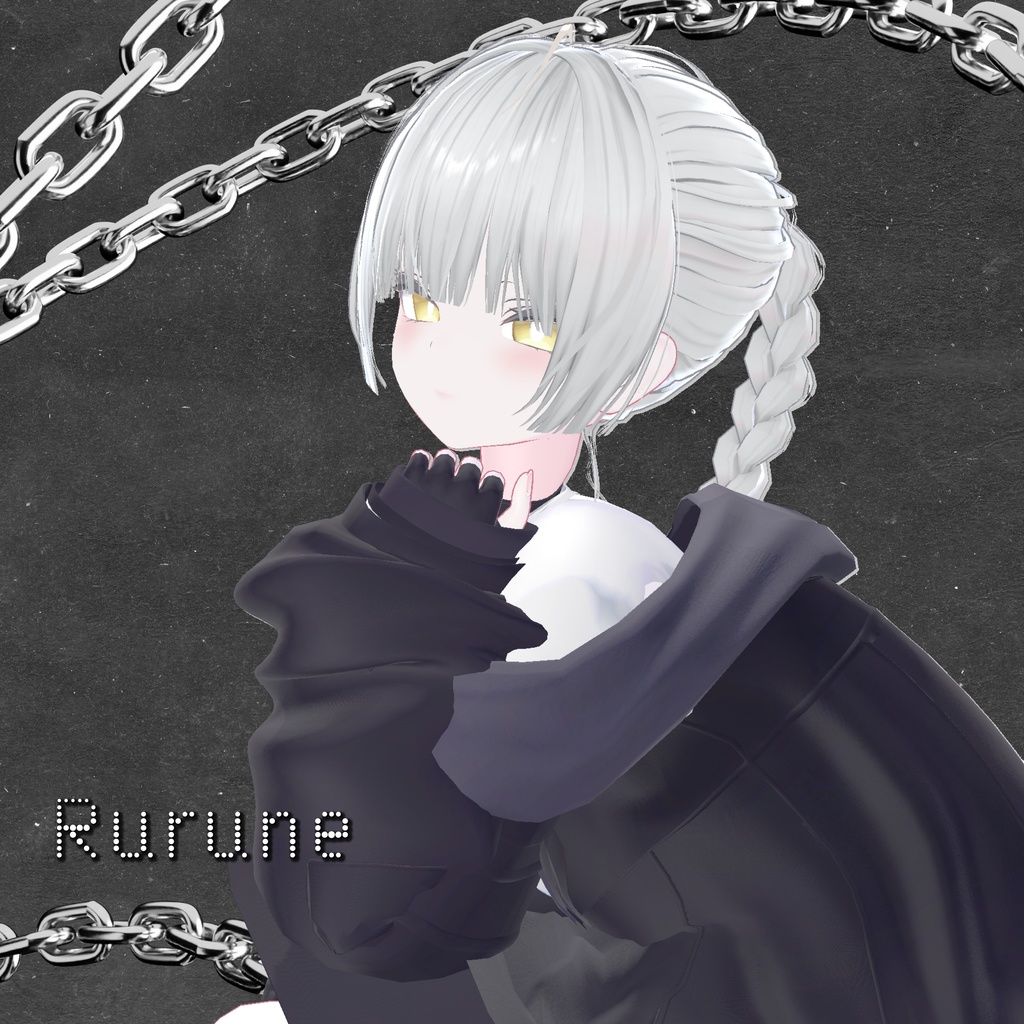 【 11アバター対応 】3Edge Ponytail ( しなの / 森羅 / マリシア / ミルティナ / マヌカ / ミルフィ / Sio / 真央 / Lapwing / Rurune / Sou 対応 )