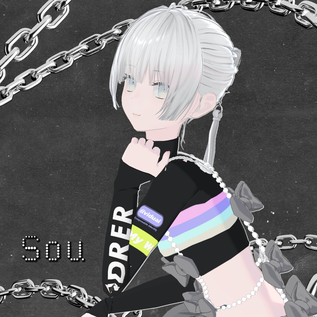 【 11アバター対応 】3Edge Ponytail ( しなの / 森羅 / マリシア / ミルティナ / マヌカ / ミルフィ / Sio / 真央 / Lapwing / Rurune / Sou 対応 )