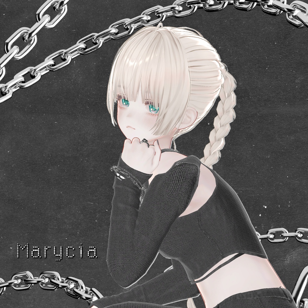 【 11アバター対応 】3Edge Ponytail ( しなの / 森羅 / マリシア / ミルティナ / マヌカ / ミルフィ / Sio / 真央 / Lapwing / Rurune / Sou 対応 )