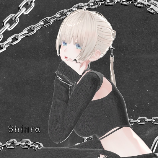 【 11アバター対応 】3Edge Ponytail ( しなの / 森羅 / マリシア / ミルティナ / マヌカ / ミルフィ / Sio / 真央 / Lapwing / Rurune / Sou 対応 )