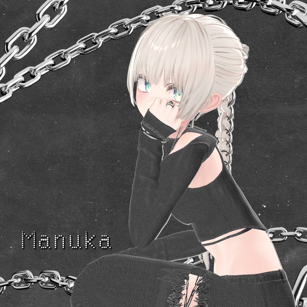 【 11アバター対応 】3Edge Ponytail ( しなの / 森羅 / マリシア / ミルティナ / マヌカ / ミルフィ / Sio / 真央 / Lapwing / Rurune / Sou 対応 )