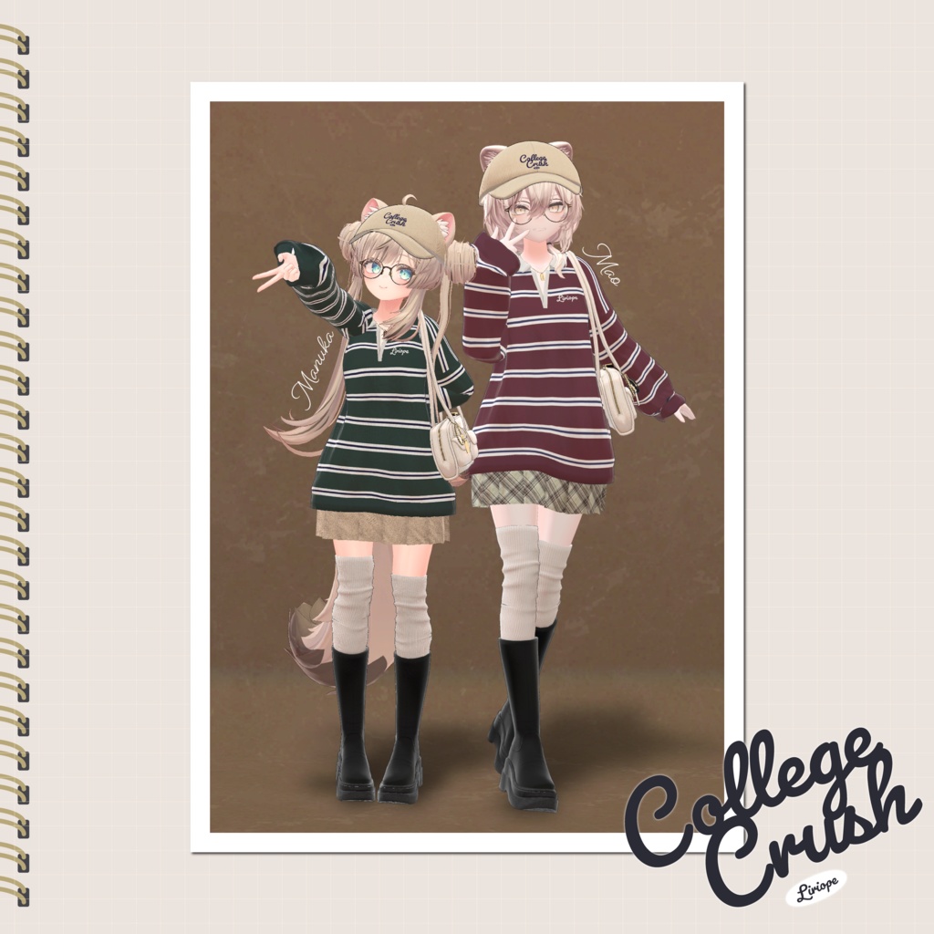 【 ✨Fullset SALE✨ 】CollegeCrush ( Shinano / Rurune / Shinra / Lapwing / MilltinaFC /Marycia / MANUKA / Mao / Milfy & Eku / LUMINA 対応)