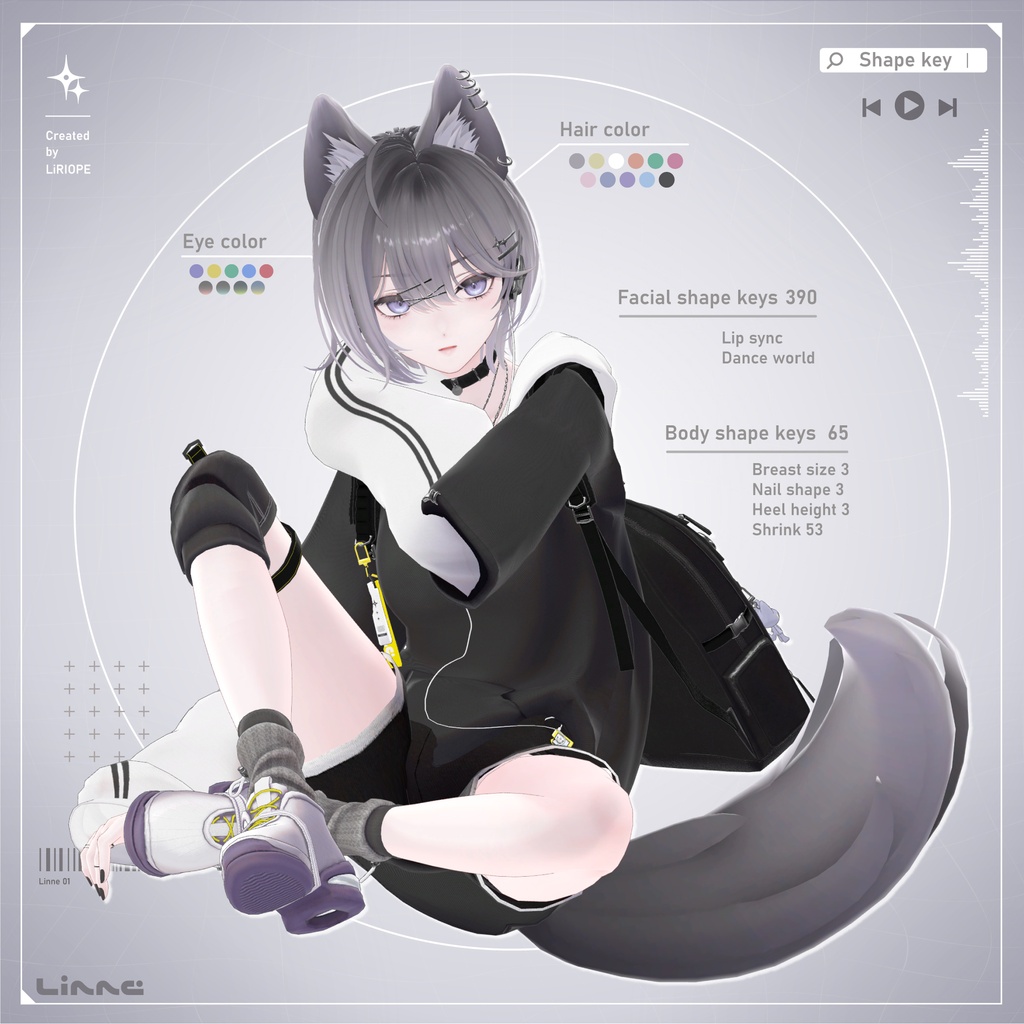 リンネ - Linne - / オリジナル3Dモデル