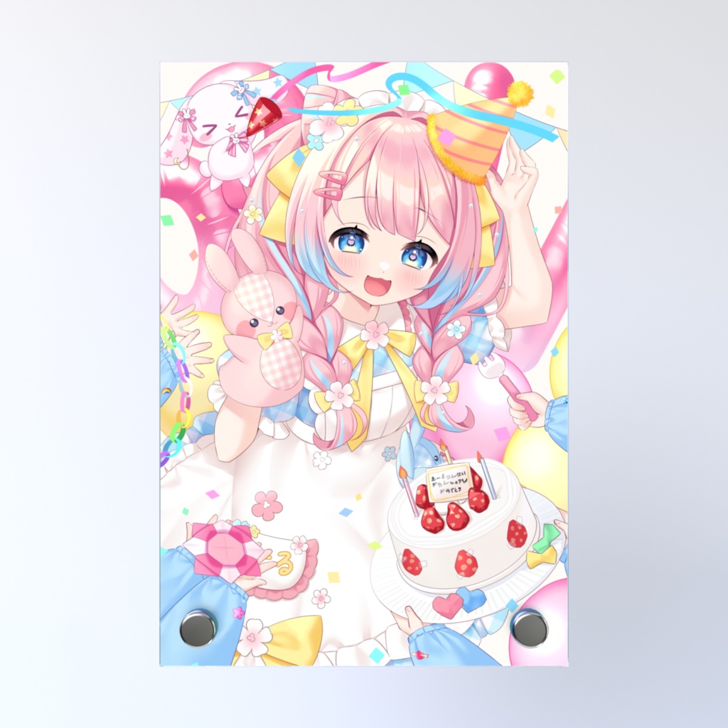 誕生日記念 保ノ話えーる アクリルフォトパネル(オーロラ仕様)