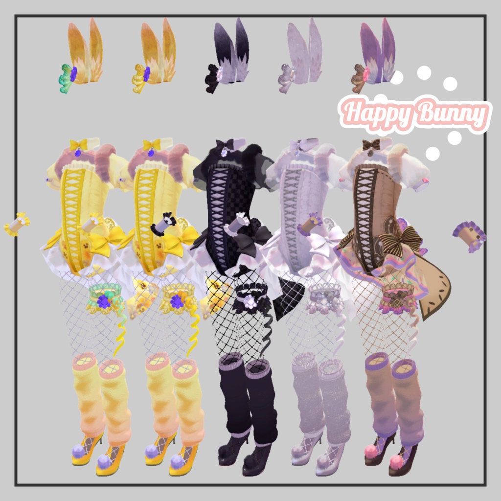 ⚡発売Sale⚡Happy Bunny【4アバター対応】