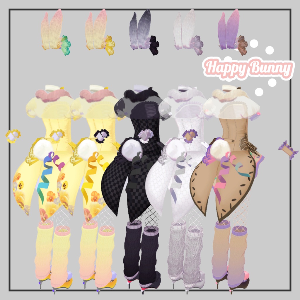 ⚡発売Sale⚡Happy Bunny【4アバター対応】