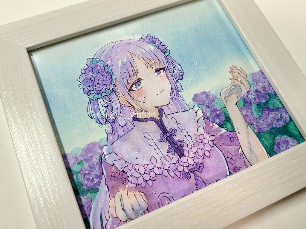 ミニ原画 紫陽花の精 - SOLA-na! - BOOTH