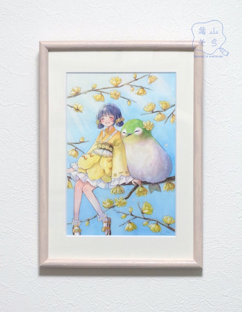 【HOT】【額装原画】「君の好きなところ」