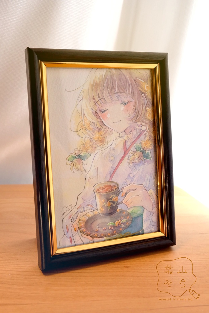 ◆2025/11/14販売開始【額装原画】「香る午後」