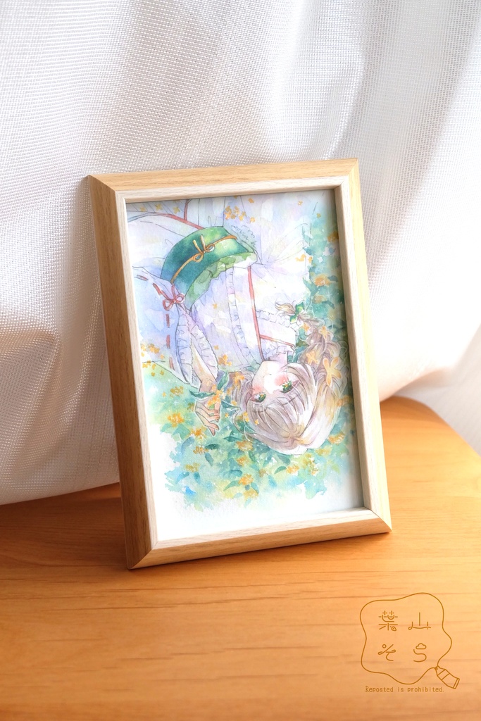 ◆2025/11/14販売開始【額装原画】「甘香を纏う」