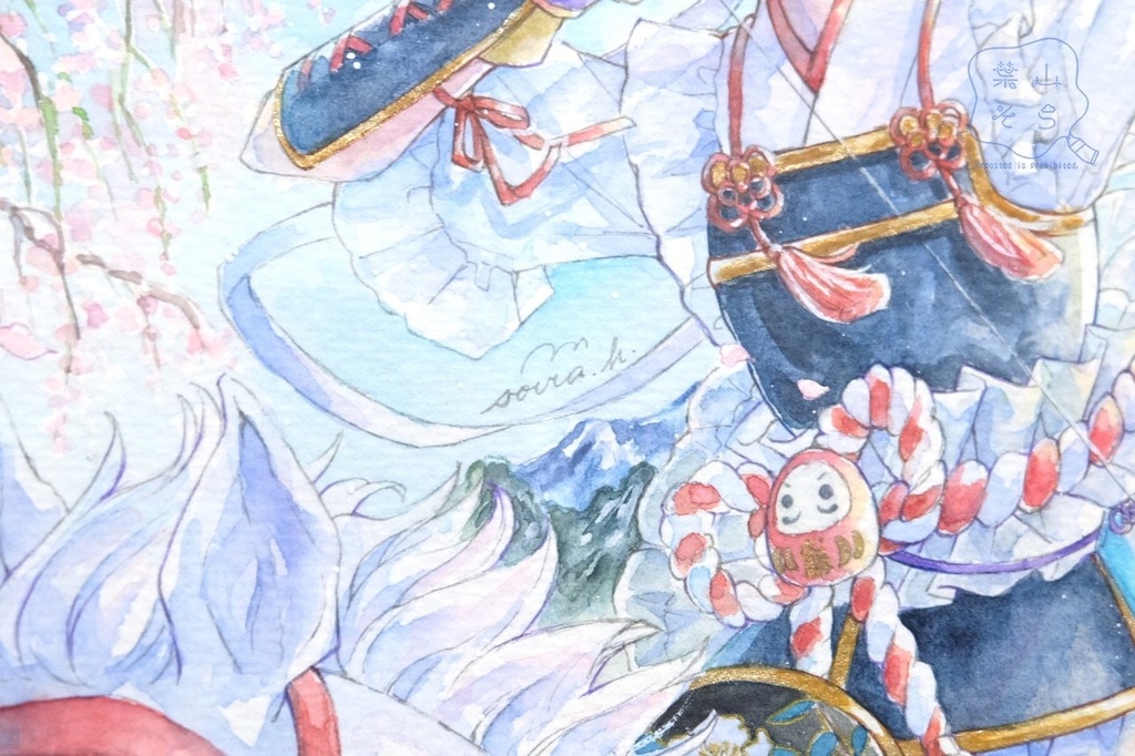 【NEW】【額装原画】「勝利の一矢」