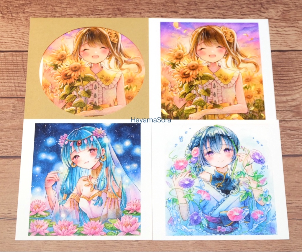 【スクエアカードセット】「夏セット」