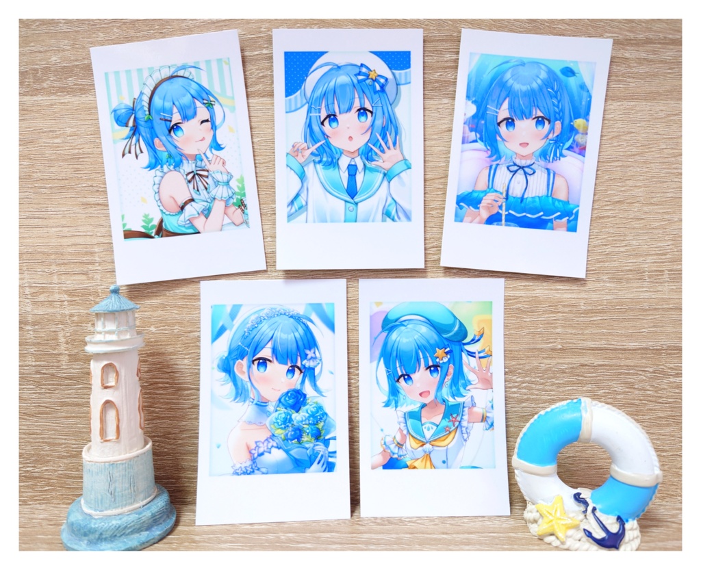 みど子トレーディングチェキ風カード