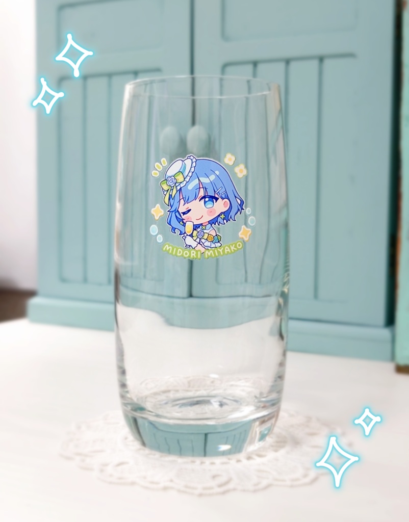 【予約販売】みど子オリジナルグラス