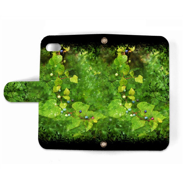 【送料無料】Glamorous Green 手帳型ケース