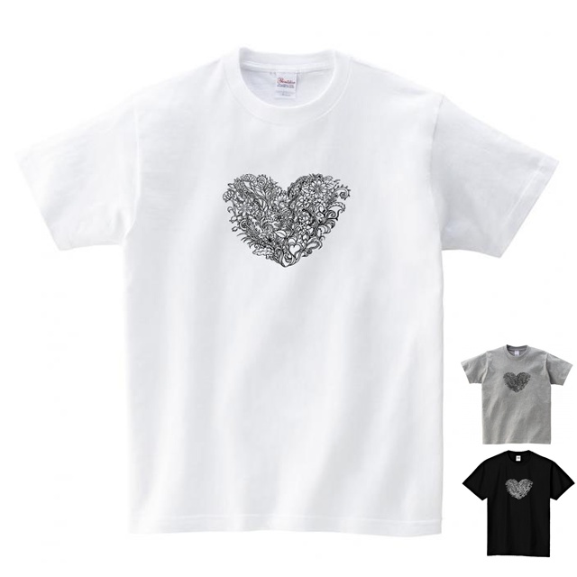 【送料無料】メンズ・レディースサイズ有★Blooming Love Ｔシャツ
