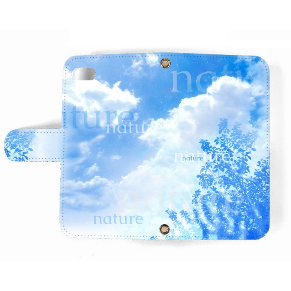 【送料無料】nature 手帳型スマホケース