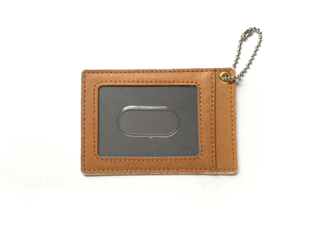 【即発送・送料無料】パスケース わんこ大集合(ハトメにボールチェーンタイプ・キャメル)