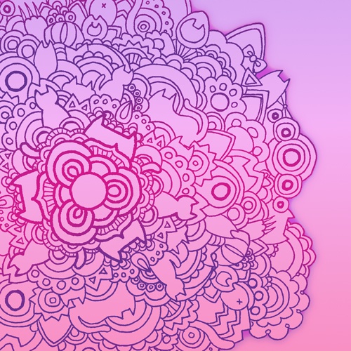 【送料無料】ネコタングル 手帳型スマホケース