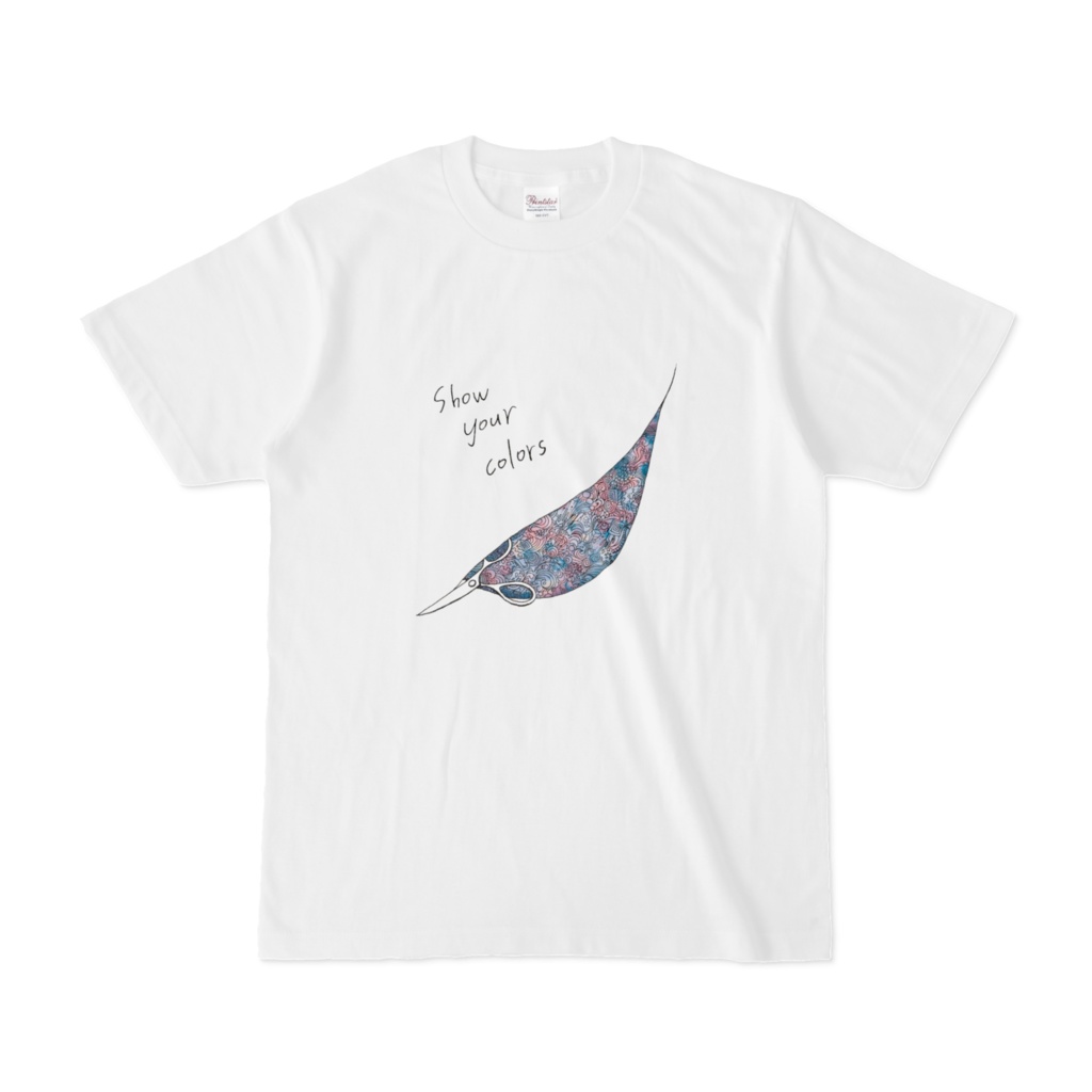 Show your colors ハサミ Tシャツ
