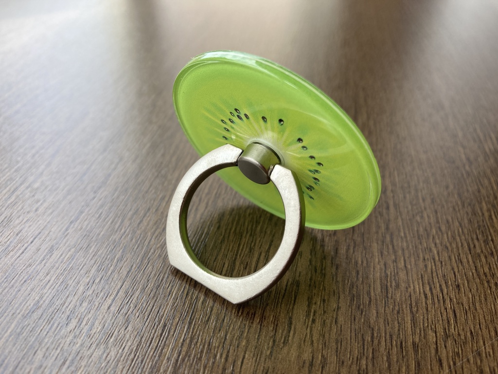 【即発送・送料無料】スマホリング キウイ