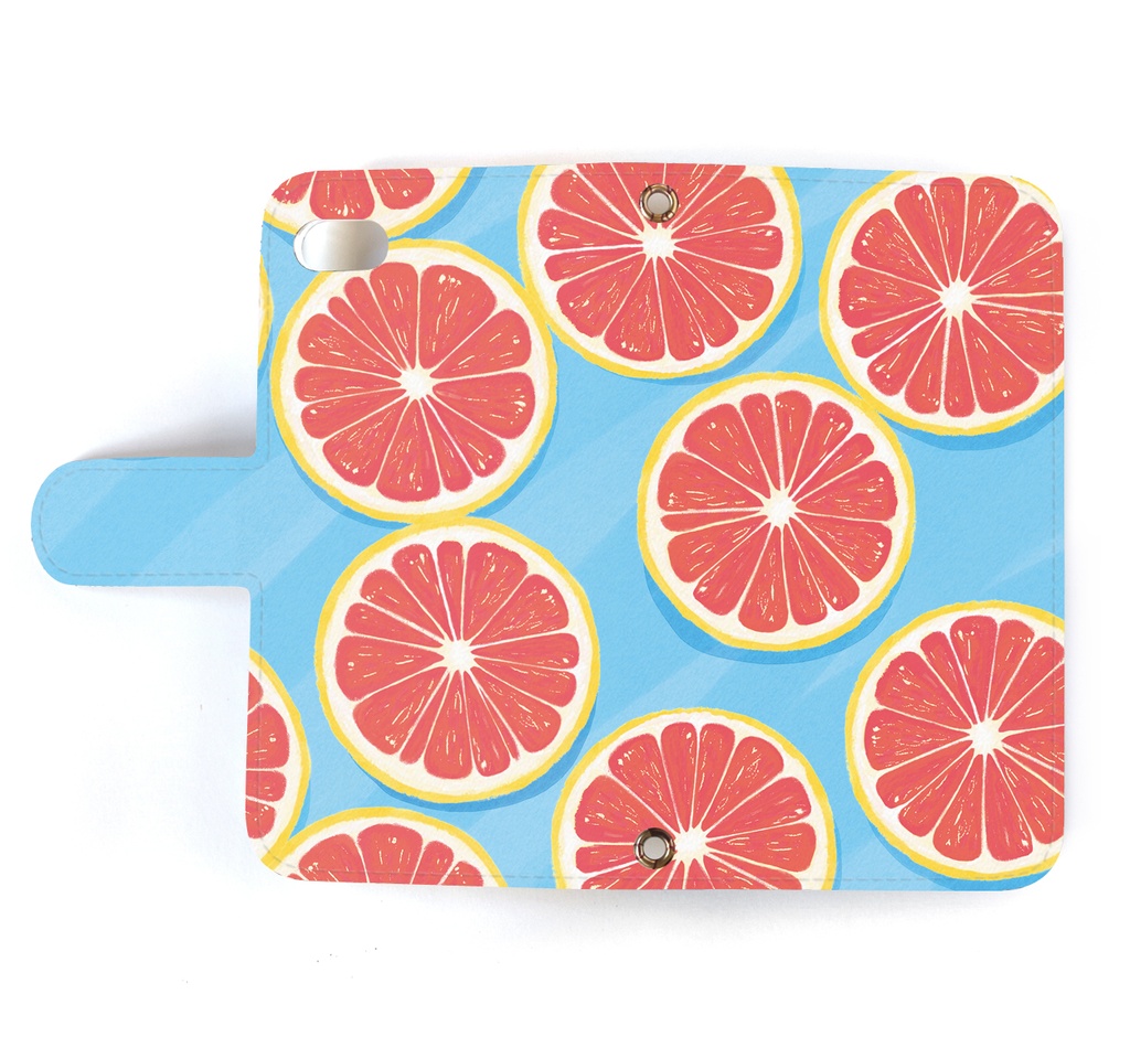 【送料無料】水の上のピングレ 手帳型スマホケース