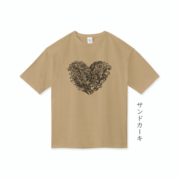 【送料無料】Blooming Love ビッグシルエットTシャツ
