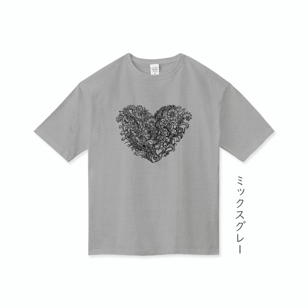 【送料無料】Blooming Love ビッグシルエットTシャツ
