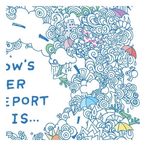 【送料無料】カエルの天気予報 ロングTシャツ