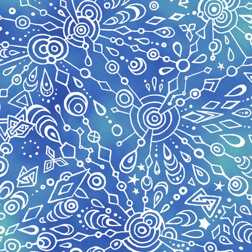 【送料無料】ツナガル iPhoneケースblue(ハードケース全面プリント)