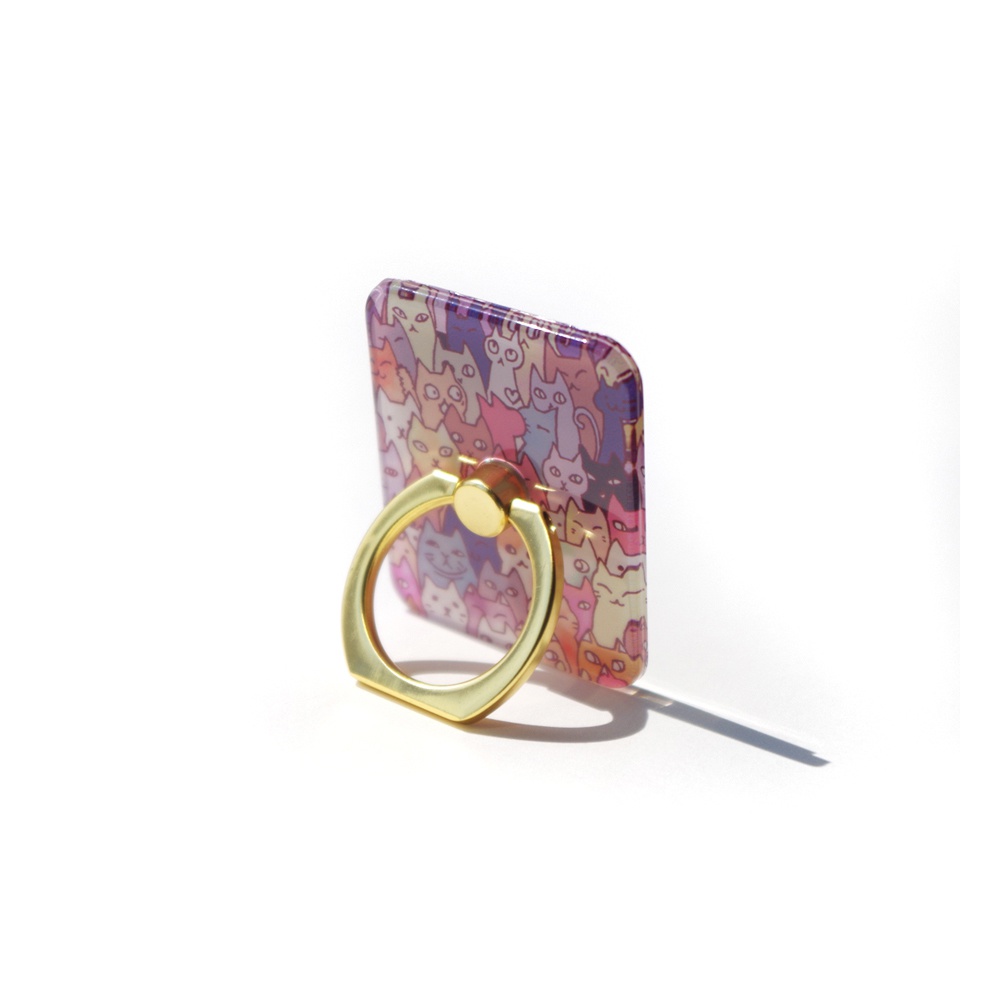 【送料無料・即発送】にゃんこ大集合 スマホリング