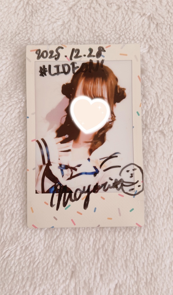 12/28 LideON!ランダムチェキ(全7種)