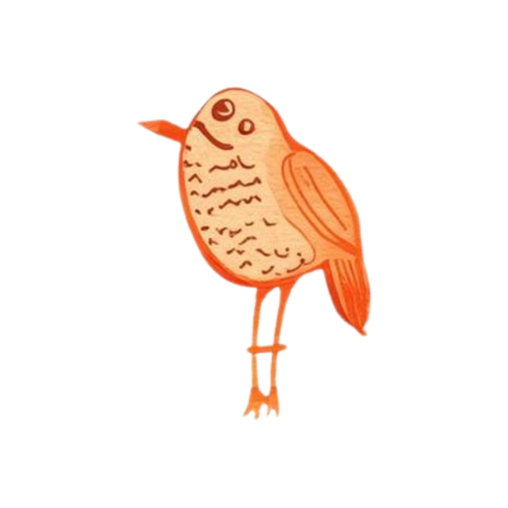 水彩風アンティークオレンジの可愛いハロウィンクリップアートセット【PNG背景透過素材】