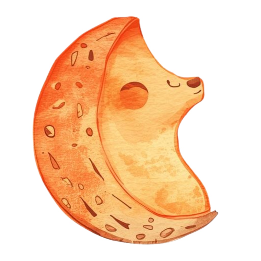 水彩風アンティークオレンジの可愛いハロウィンクリップアートセット【PNG背景透過素材】