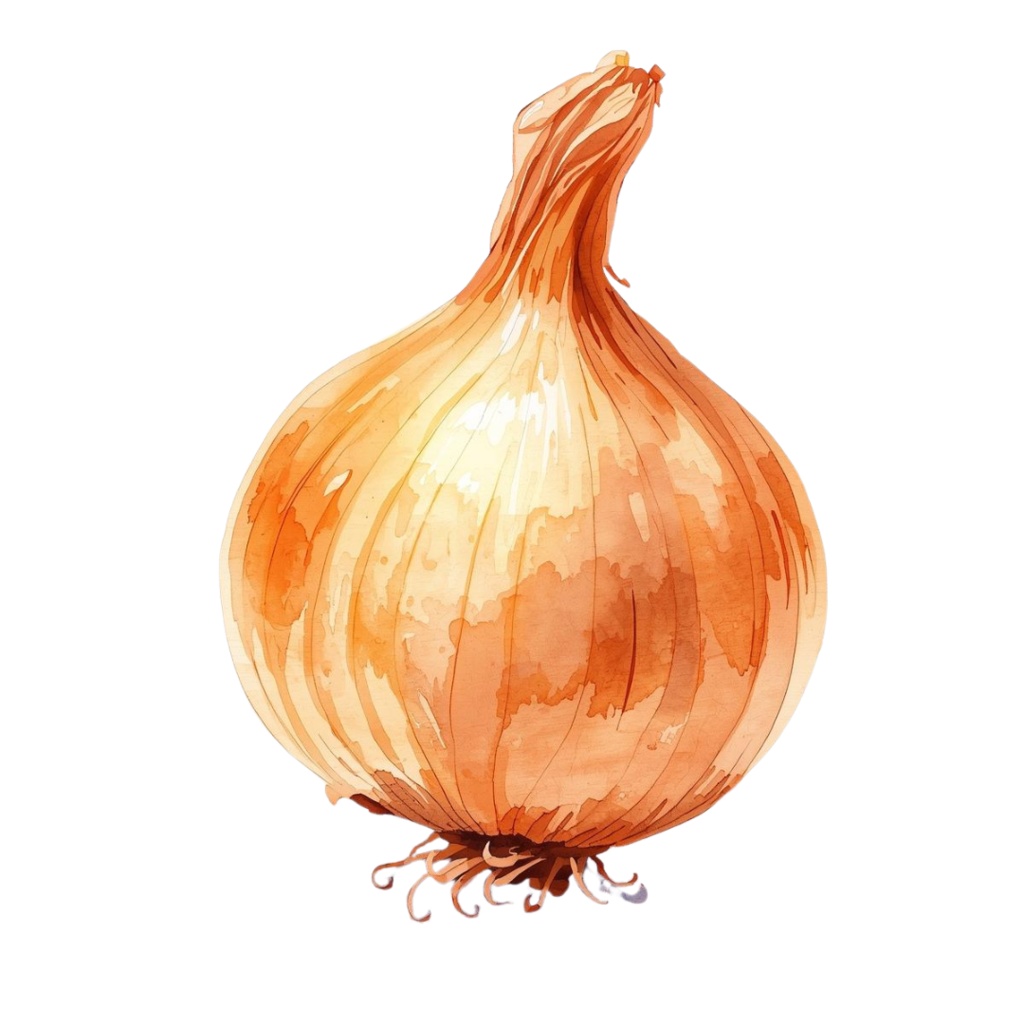 水彩風アンティークタッチの秋の野菜と果物クリップアートセット【PNG背景透過素材】