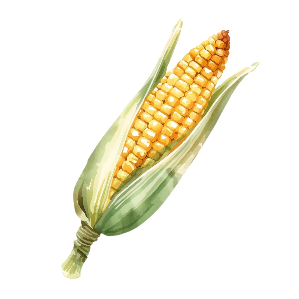 水彩風アンティークタッチの秋の野菜と果物クリップアートセット【PNG背景透過素材】