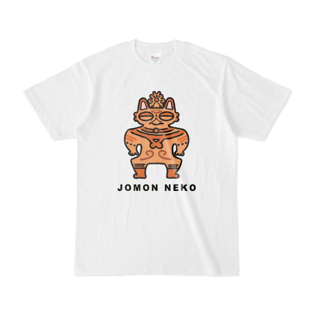 【NEW】縄文猫（トラ ・ ミケ）フルカラーTシャツ