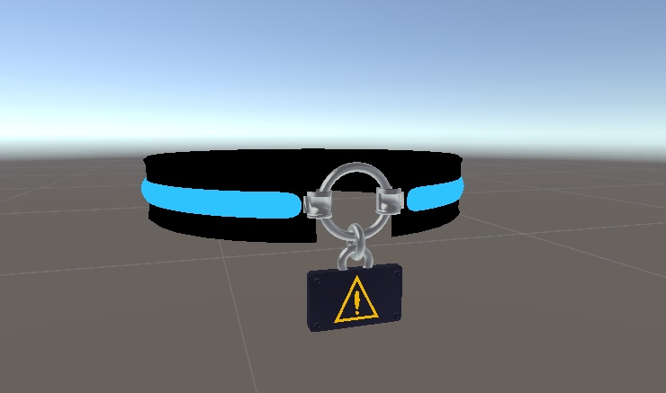 【無料】警告マークのチョーカー