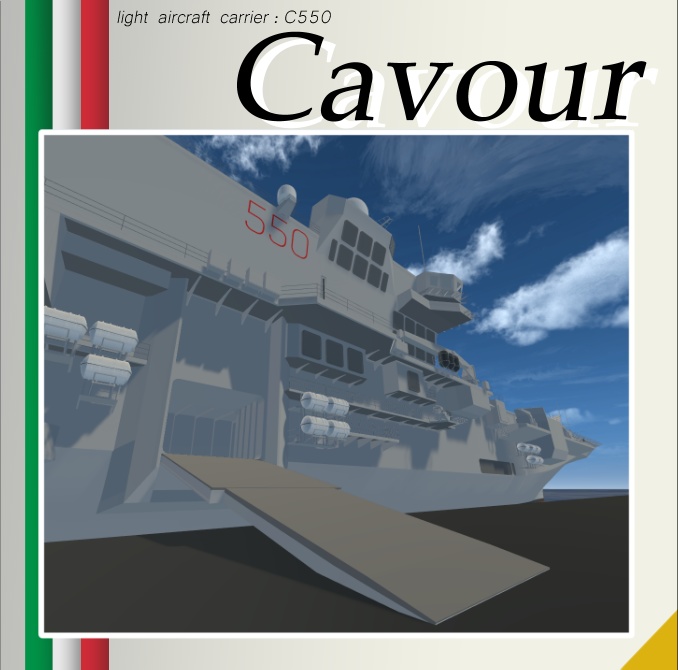 ▽3Dモデル▽軽空母”カブール”