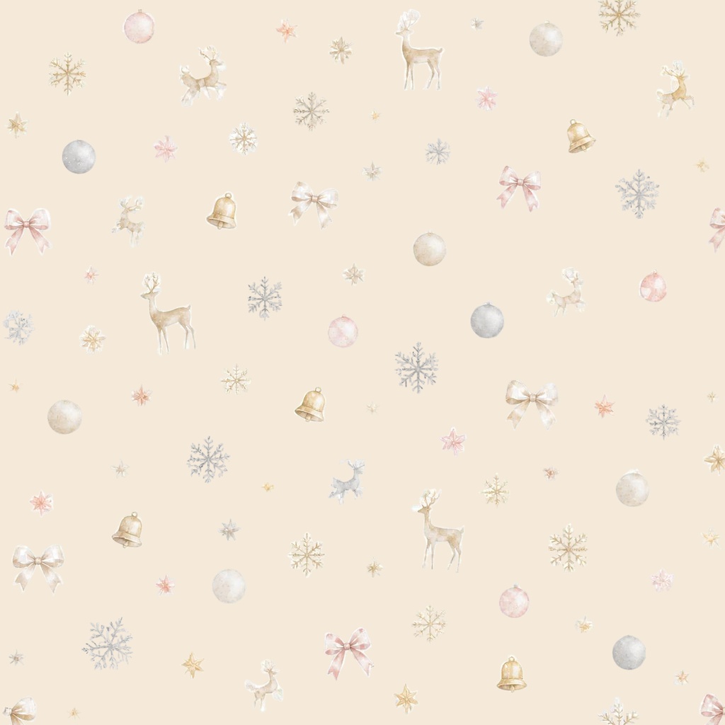 クリスマス 大人かわいい くすみカラー デジタルペーパー素材セット