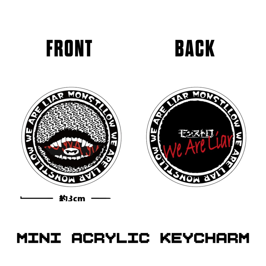 MINI ACRYLIC KEYCHARM