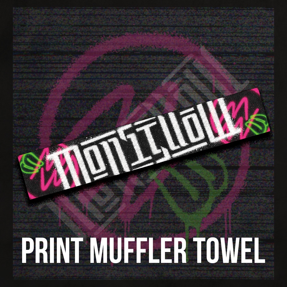 PRINT MUFFLER TOWEL