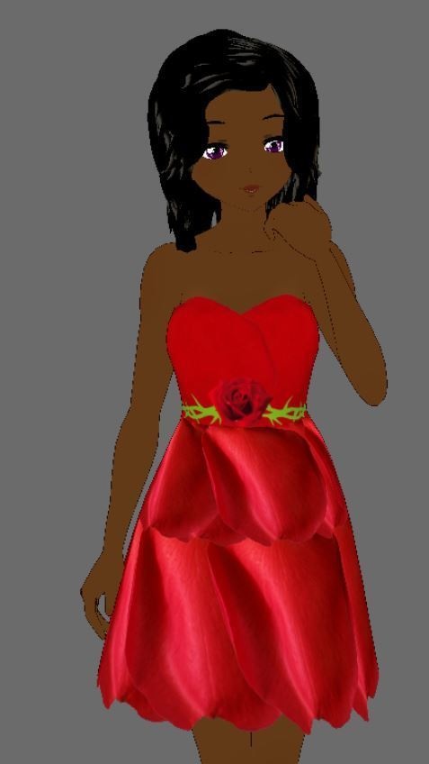 Vroid Rose fairy dress
