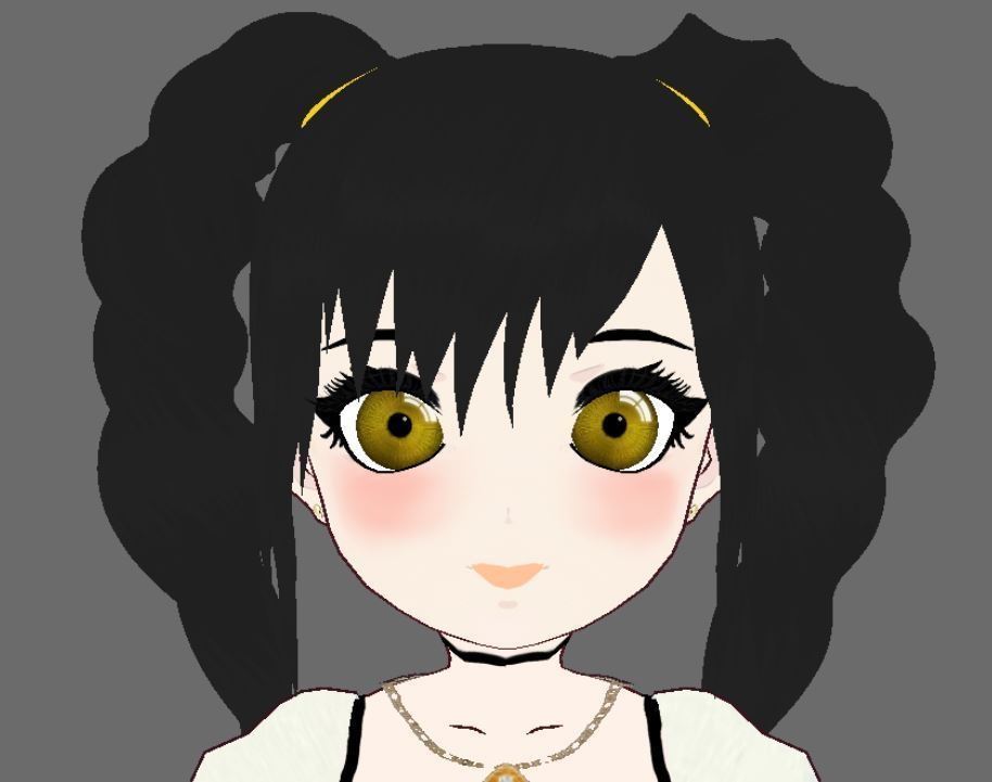 Vroid Creepy doll eye texture