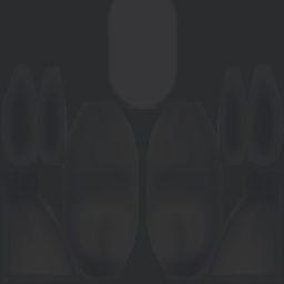 Vroid Grey High waist Dress