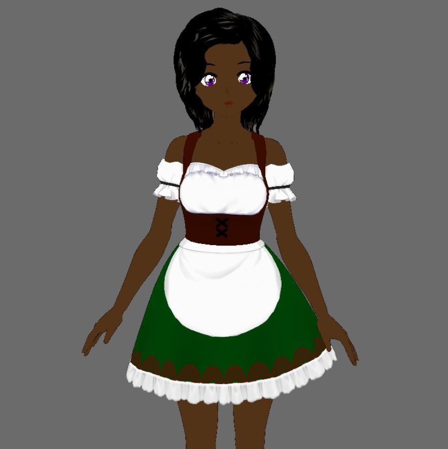 Vroid Bar maid dress
