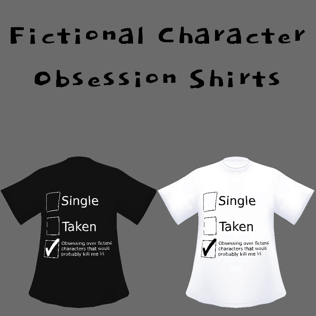 VRoid Fictional Character Obsession shirt