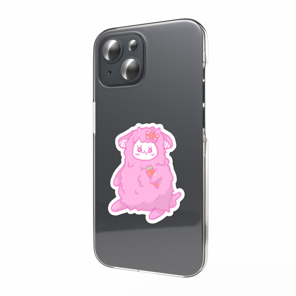 【スマホステッカー】ぱかちゃんとにんじん