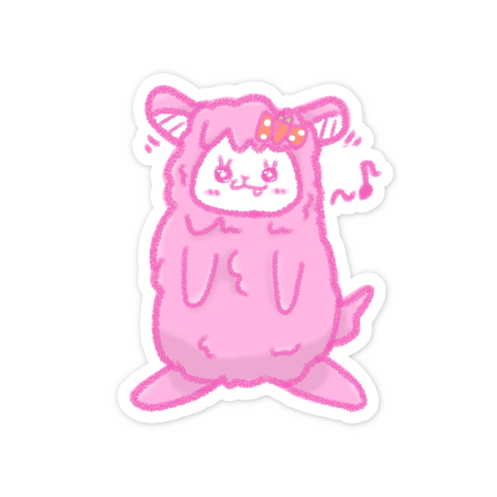 【スマホステッカー】あるぱかちゃん♪♪